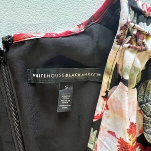 White House Black Market Multicolor Floral Garment